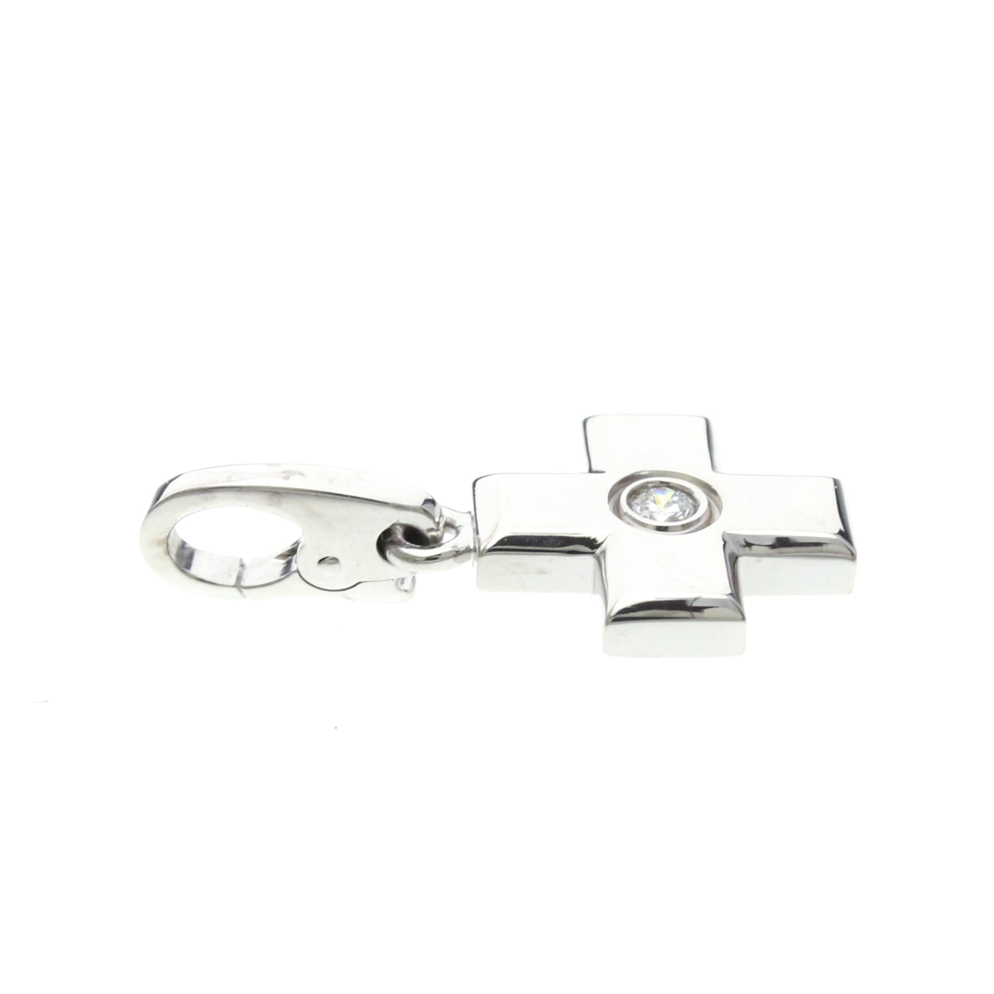 Cartier Cross · 18K White Gold · Diamond