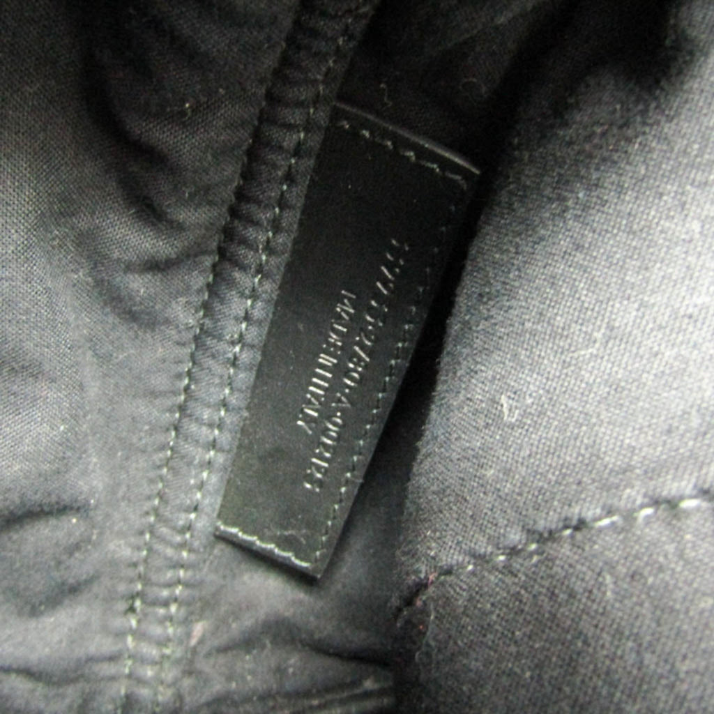 Balenciaga Navy Cabas S · Wool & Leather