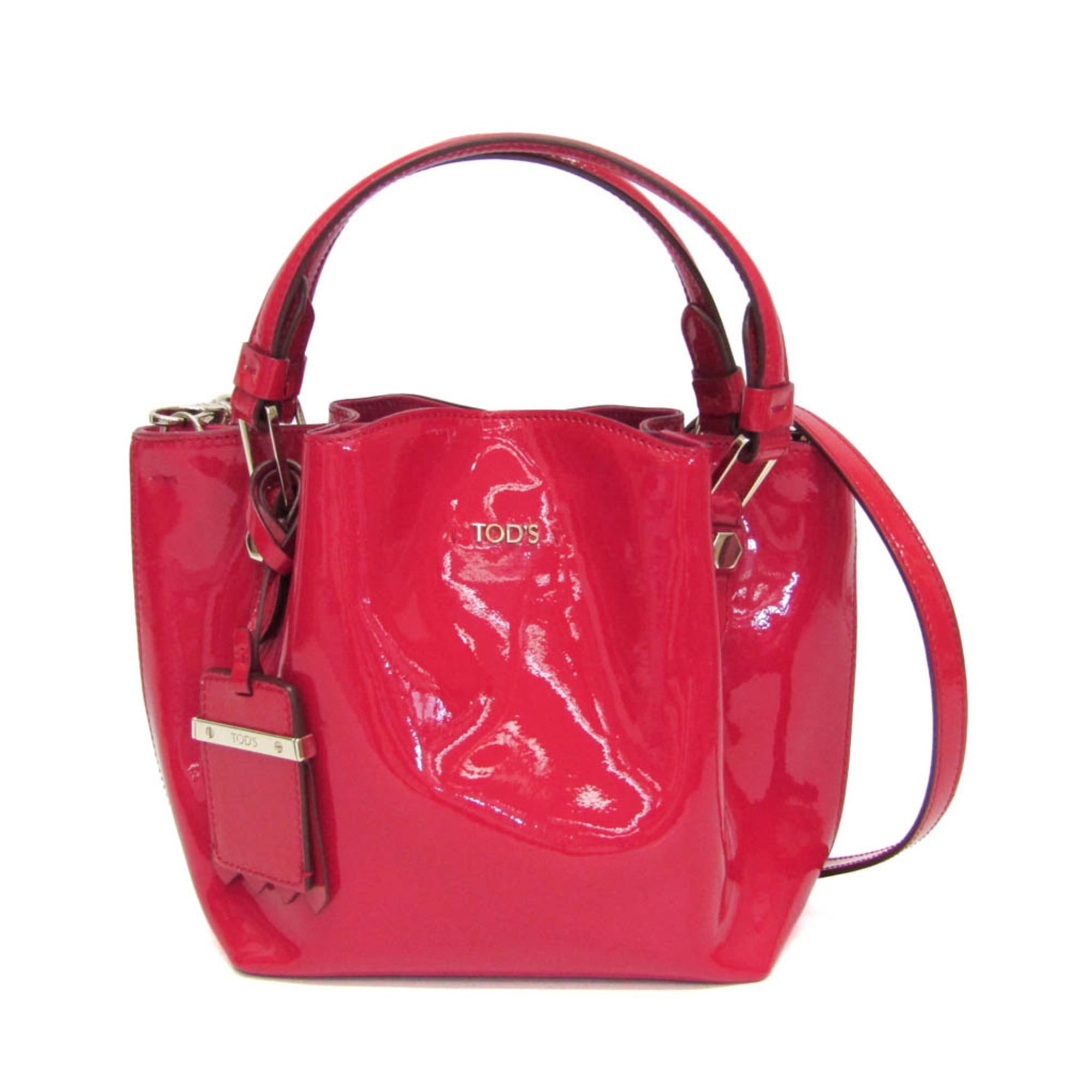 Tod's Mini Flower · Patent Leather