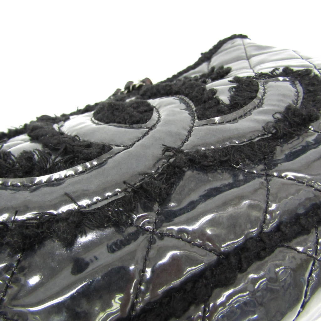 Chanel Patent Toile · Chain Tote