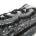 Chanel Patent Toile · Chain Tote