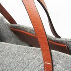 Gucci · Leather & Felt Tote