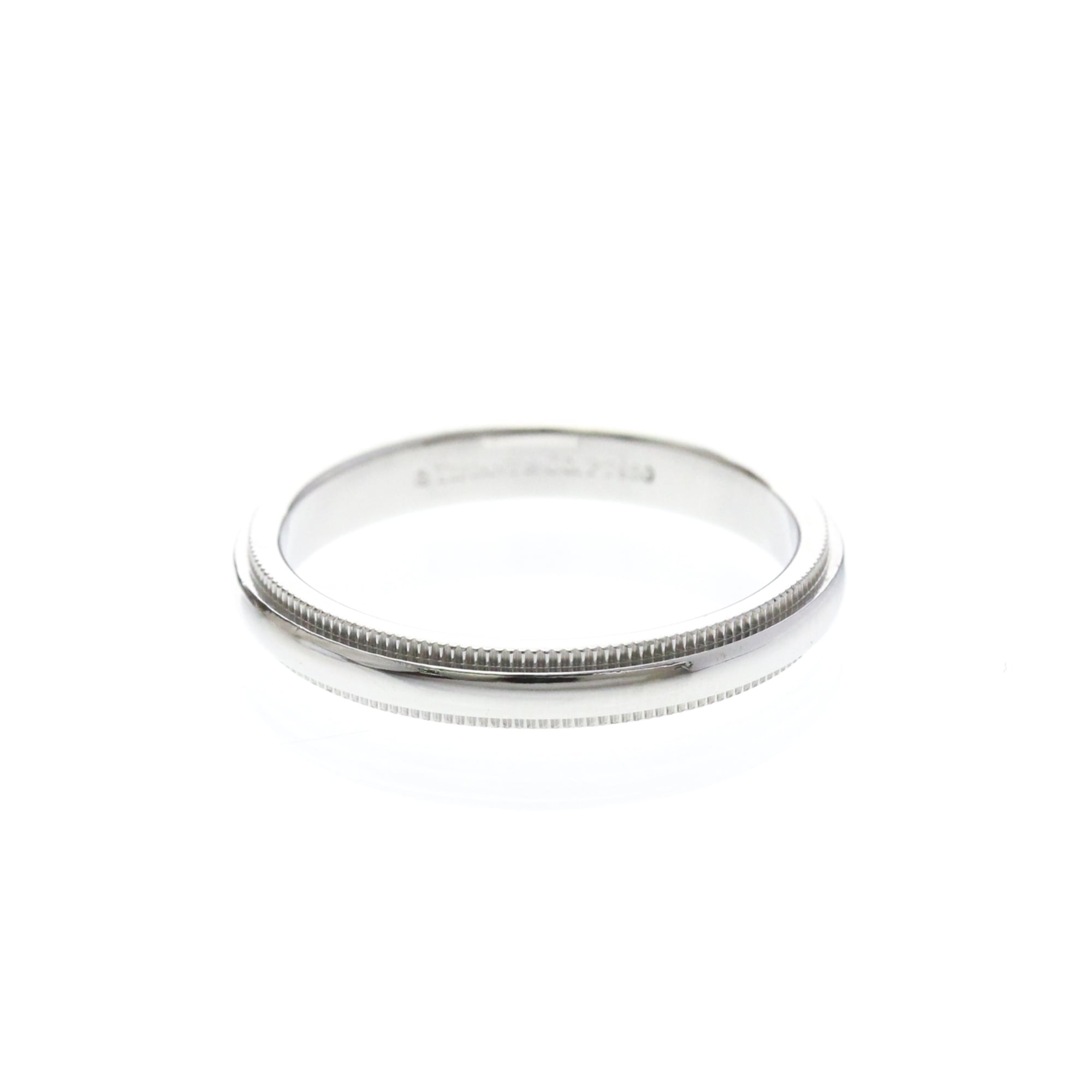 Tiffany Milgrain · Platinum