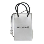 Balenciaga Shopping Phone Holder · Leather