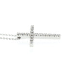 Star Jewelry Diamond Cross · 18K White Gold