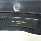 Balenciaga Navy Pochette · Canvas & Leather