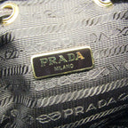 Prada Logo Jacquard · Drawstring Bag