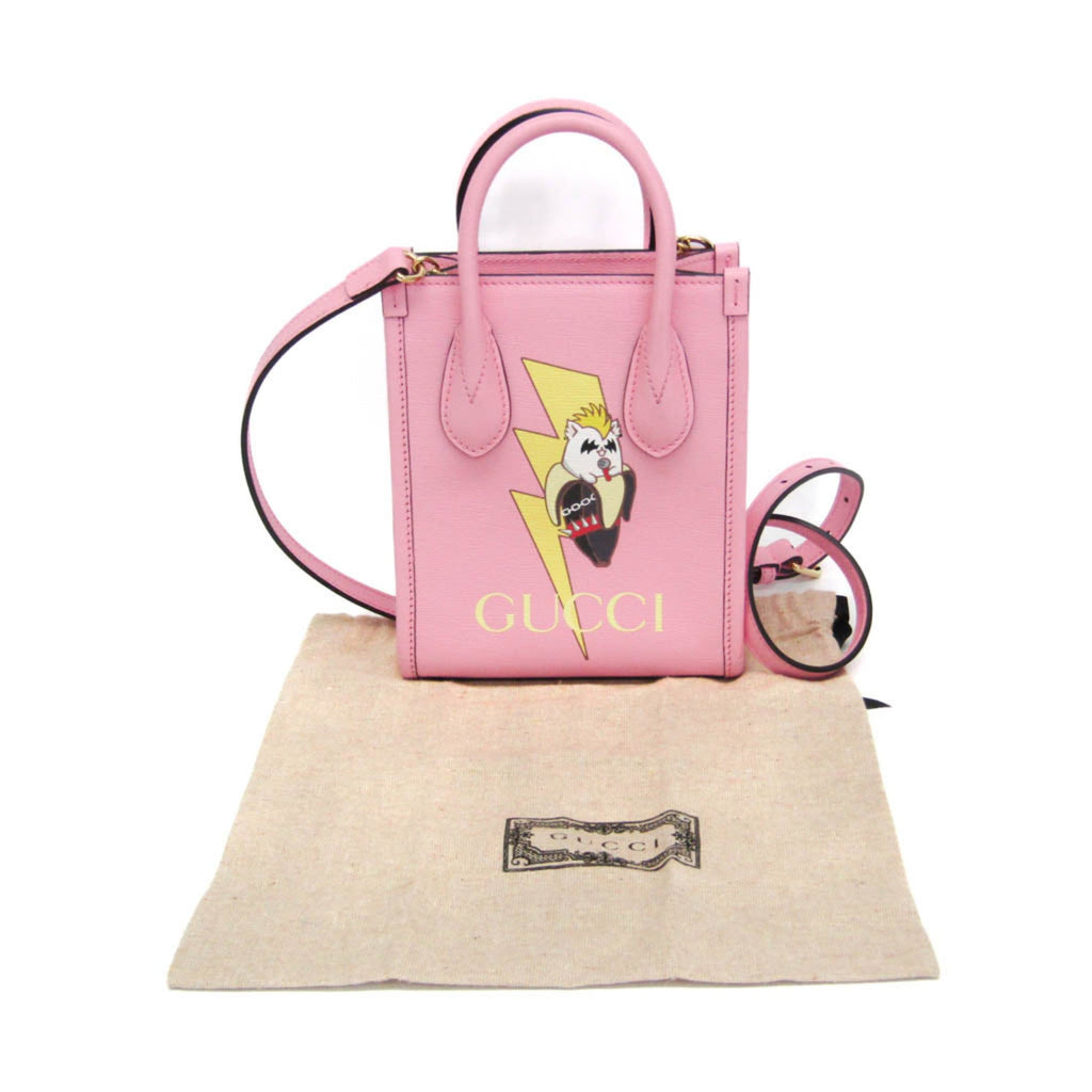Gucci x Bananya · Leather Shoulder Bag