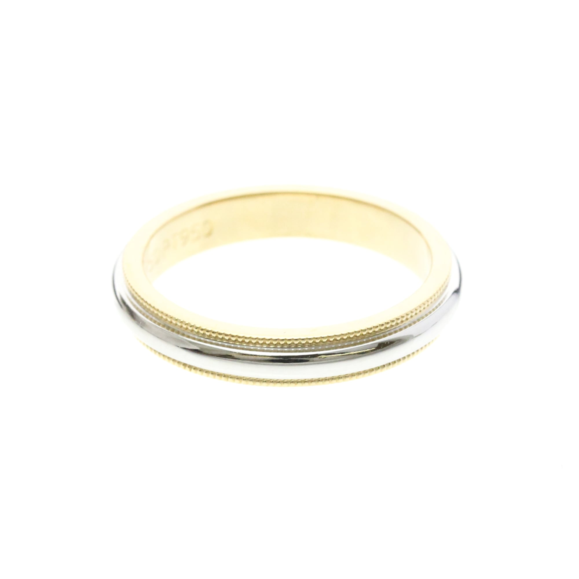 Tiffany Milgrain · Platinum & 18K Gold
