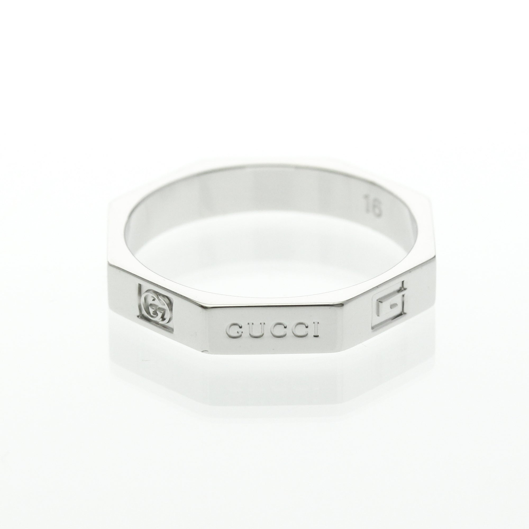 Gucci Octagonal · 18K White Gold