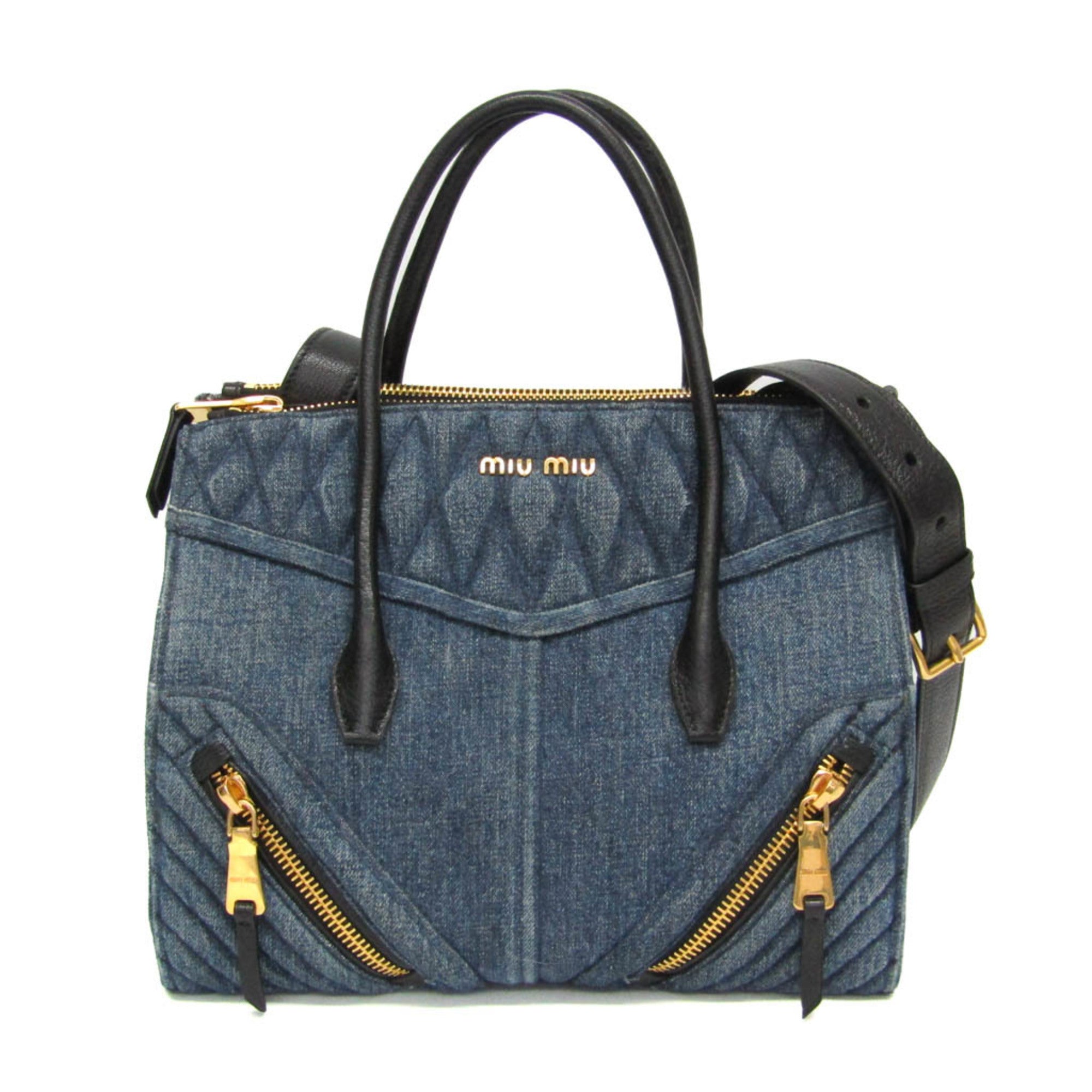 Miu Miu Biker · Denim & Leather