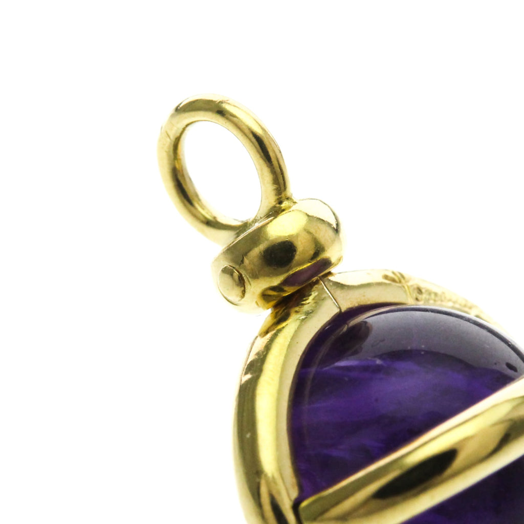 Pomellato Amethyst Charm · 18K Yellow Gold