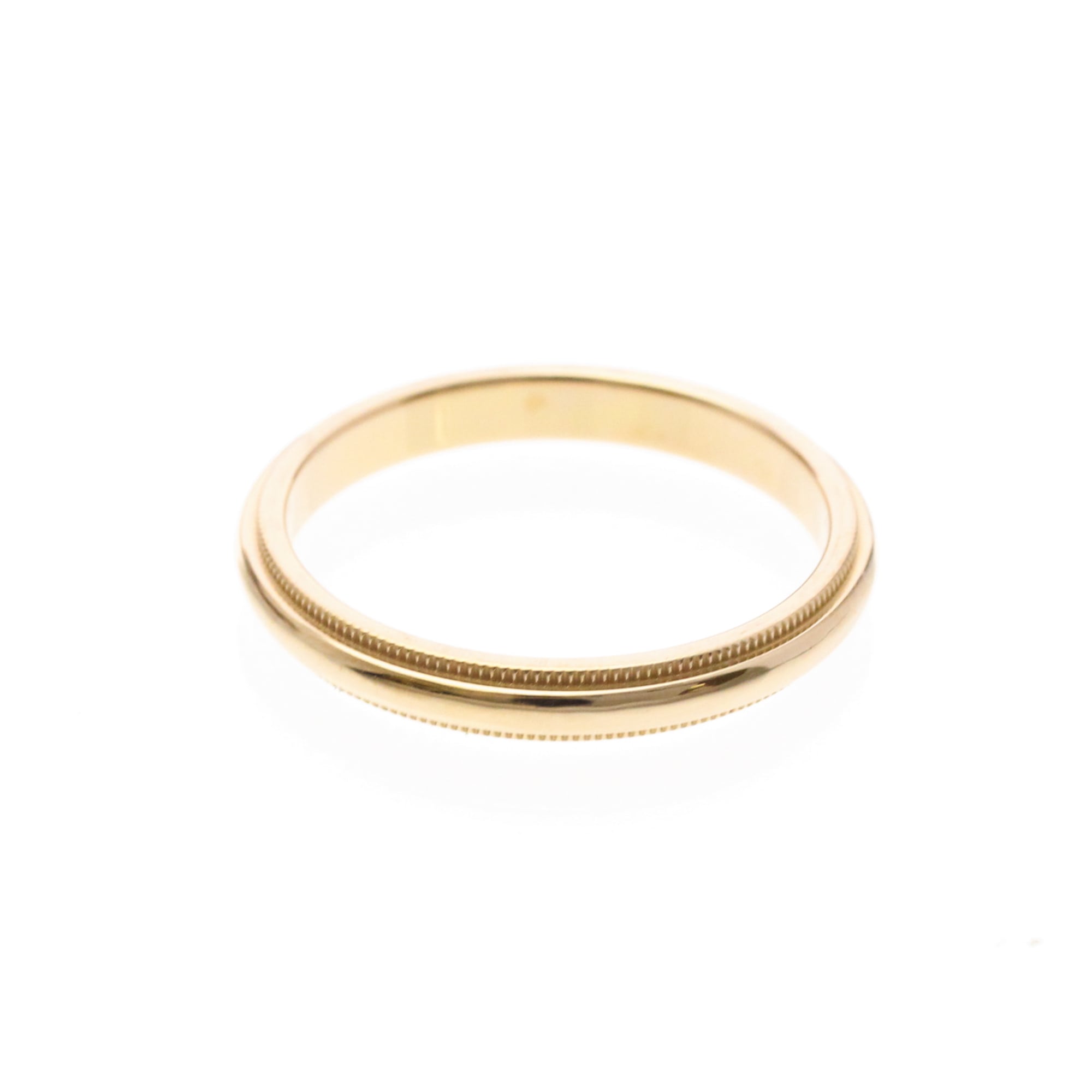 Tiffany Milgrain · 18K Rose Gold