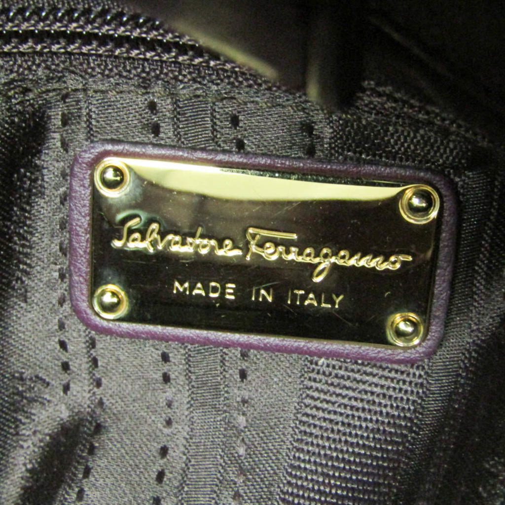 Salvatore Ferragamo Gancini · Leather