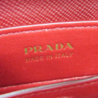 Prada Canvas & Leather Shoulder Bag