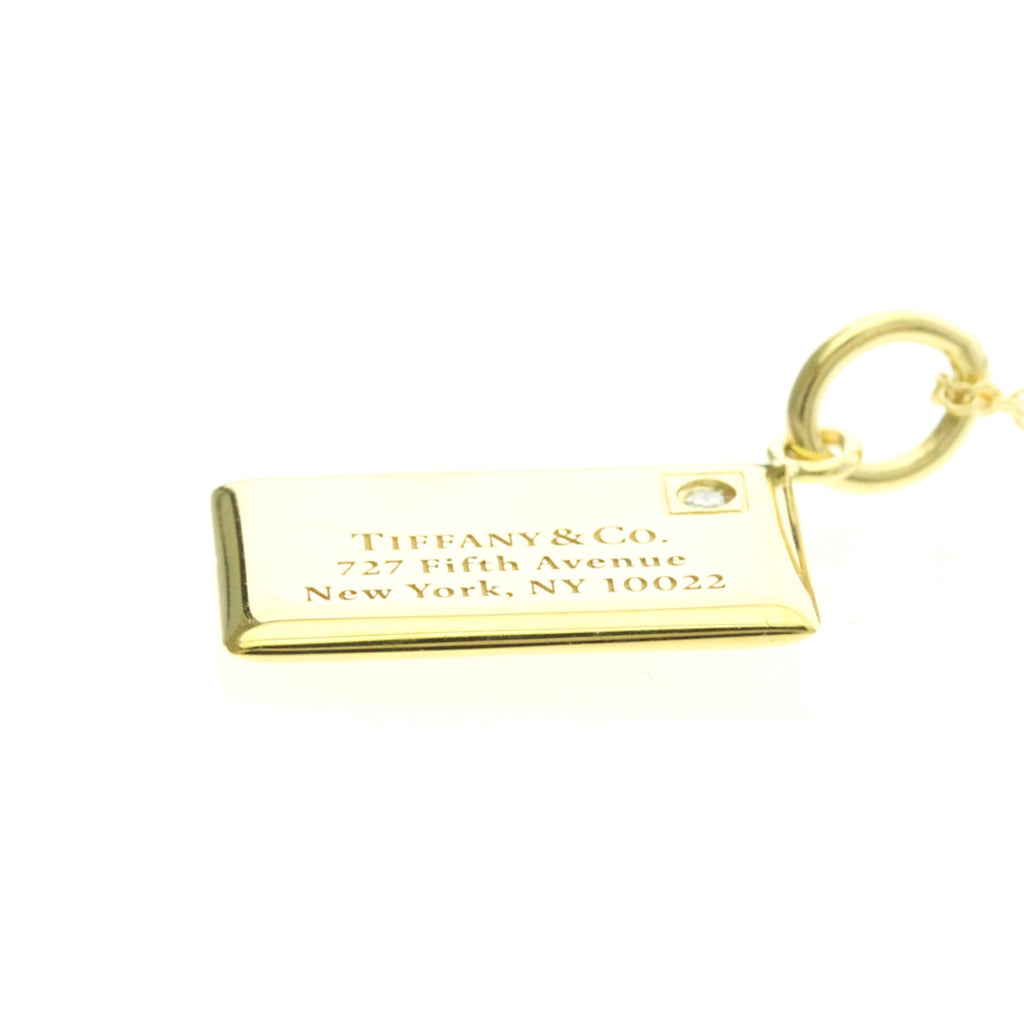 Tiffany Letter Envelope · Diamond · 18K Gold