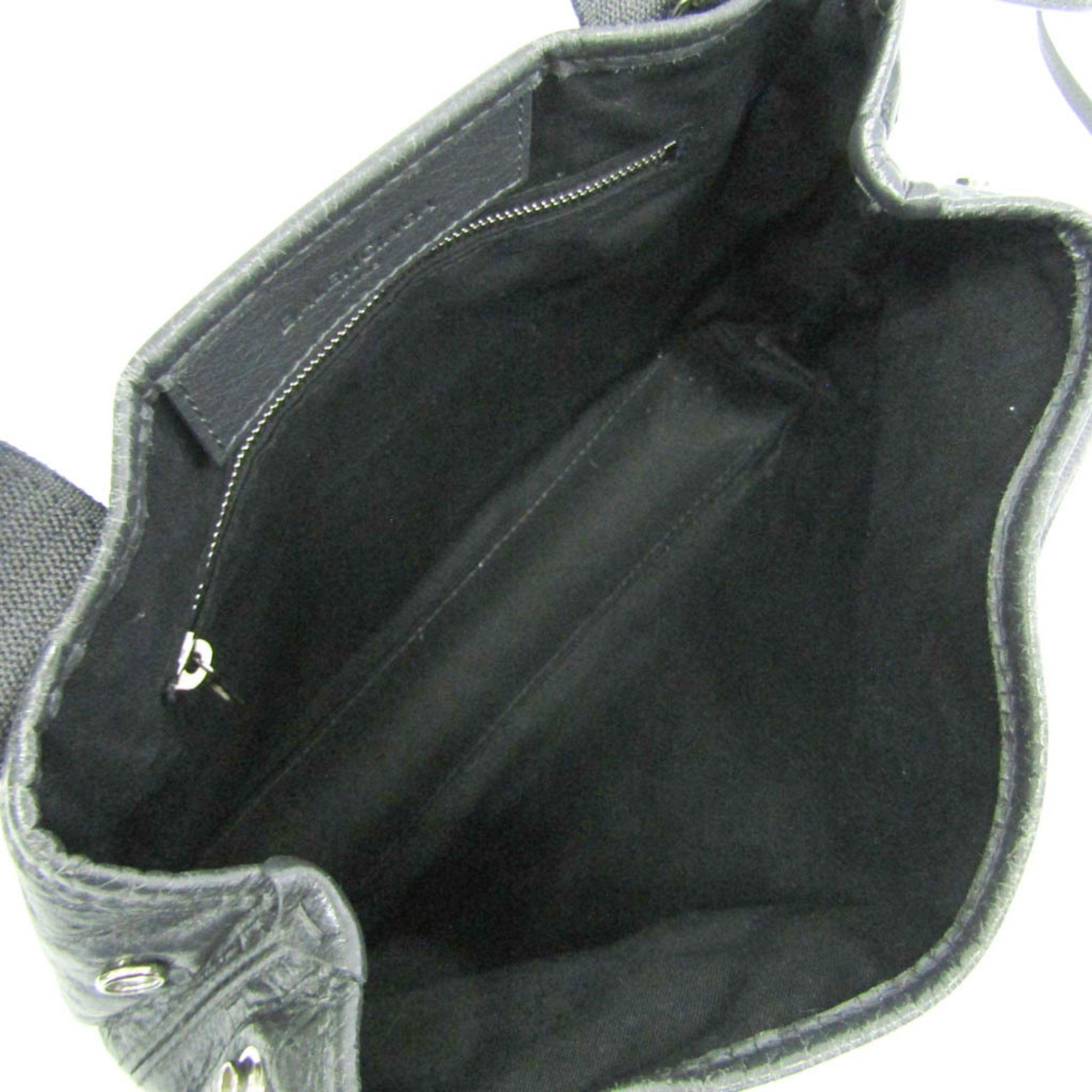 Balenciaga Navy Cabas XS · Leather