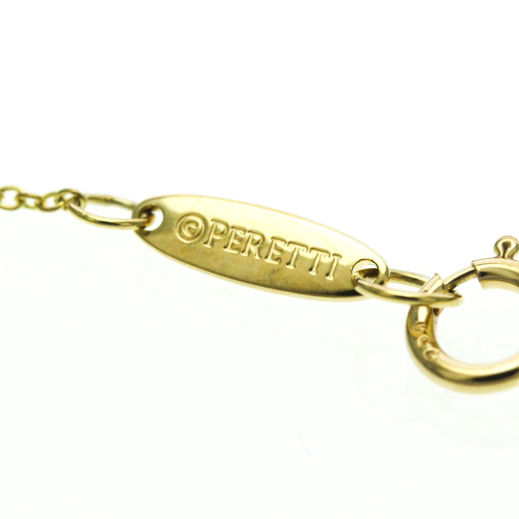 Tiffany Open Teardrop · 18K Yellow Gold