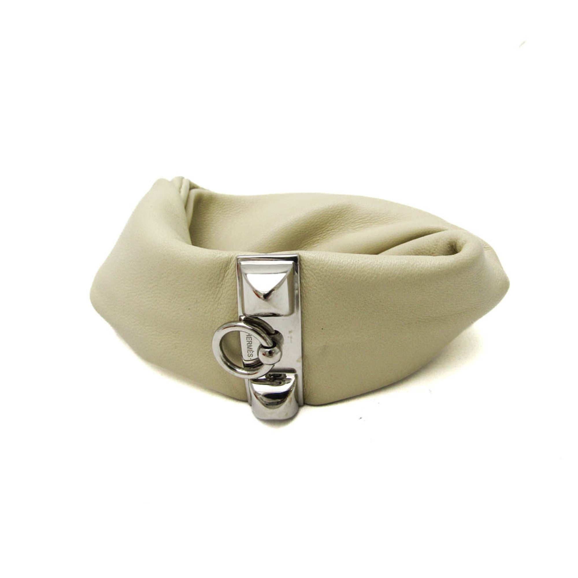 Hermès Médor · Petit H · Leather Bangle