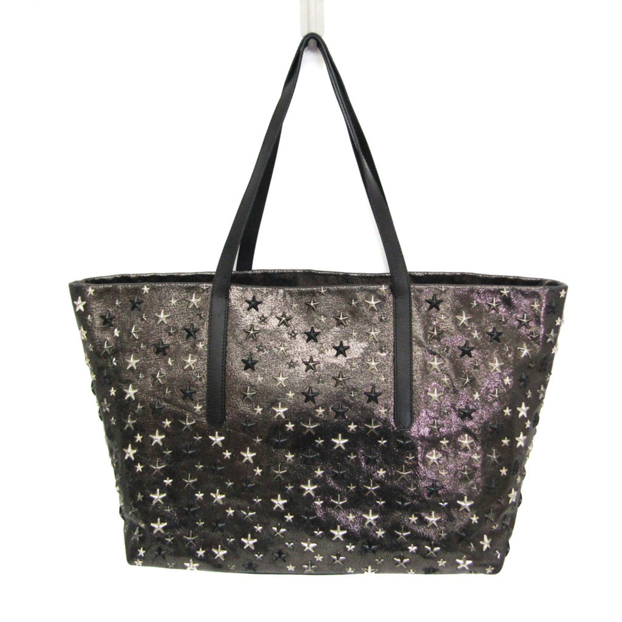 Jimmy Choo Pimlico · Metallic Leather Tote