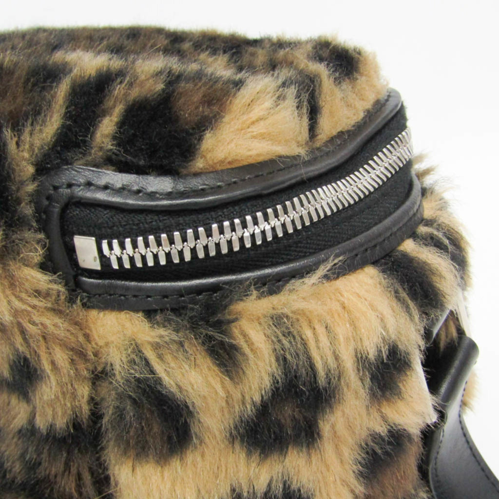 Celine Fluffy Box · Leopard Faux Fur