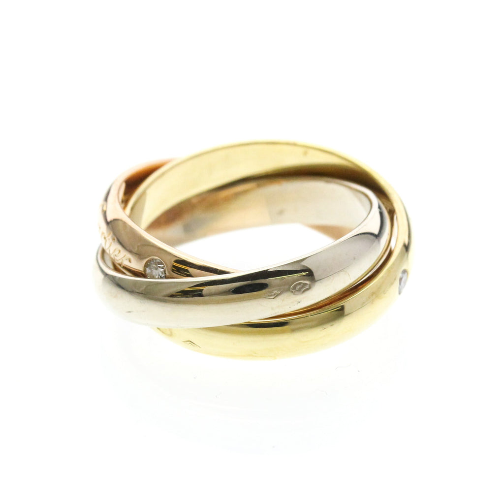 Cartier Trinity · Three Diamond · Tri-Gold