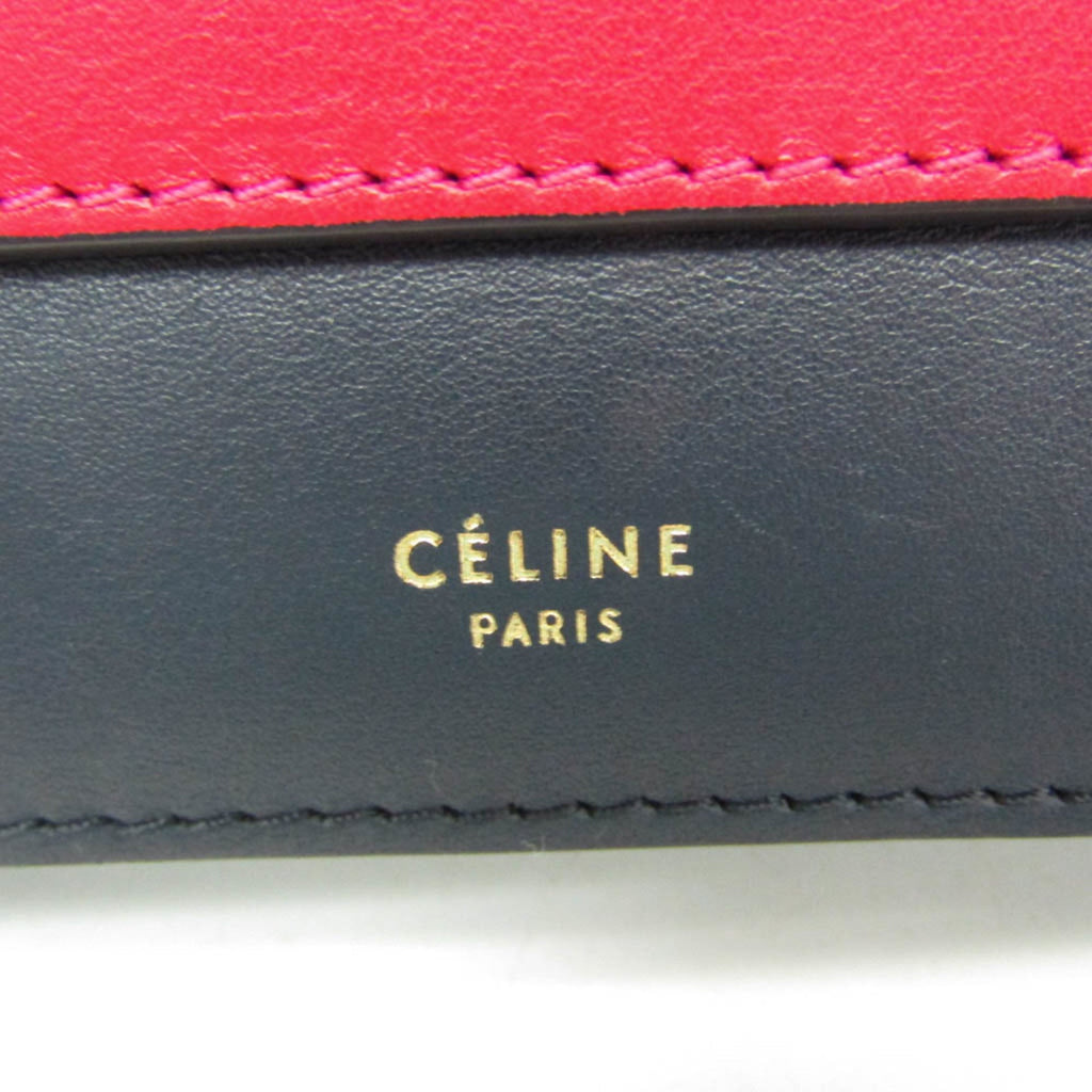 Celine Chain Flap · Tricolor Leather