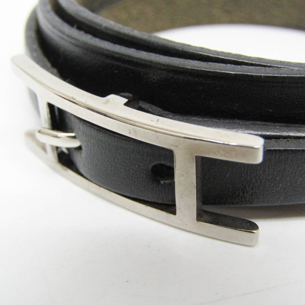 Hermès Hapi · 4-Row Leather Wrap Bangle