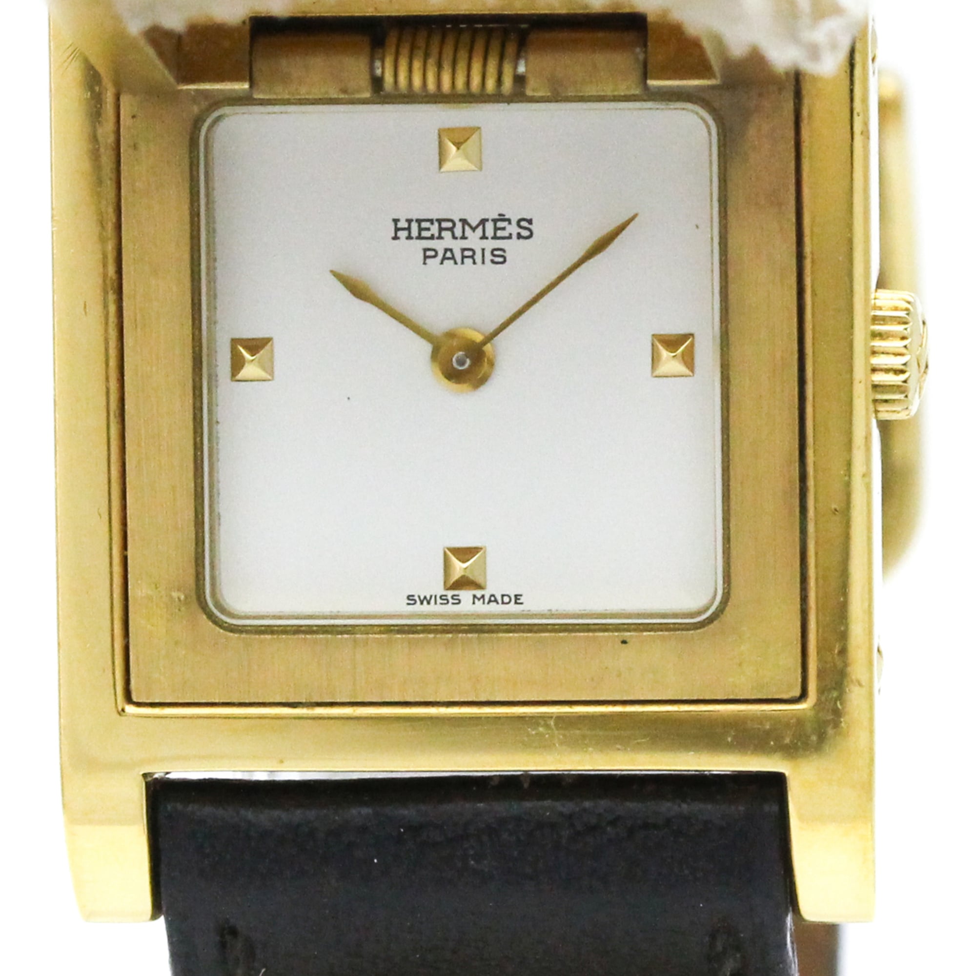 Hermès Medor · Gold Plated · Quartz