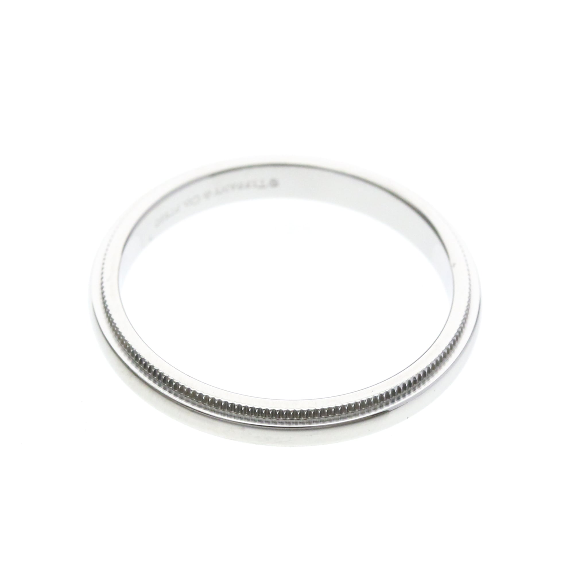 Tiffany Milgrain · Platinum