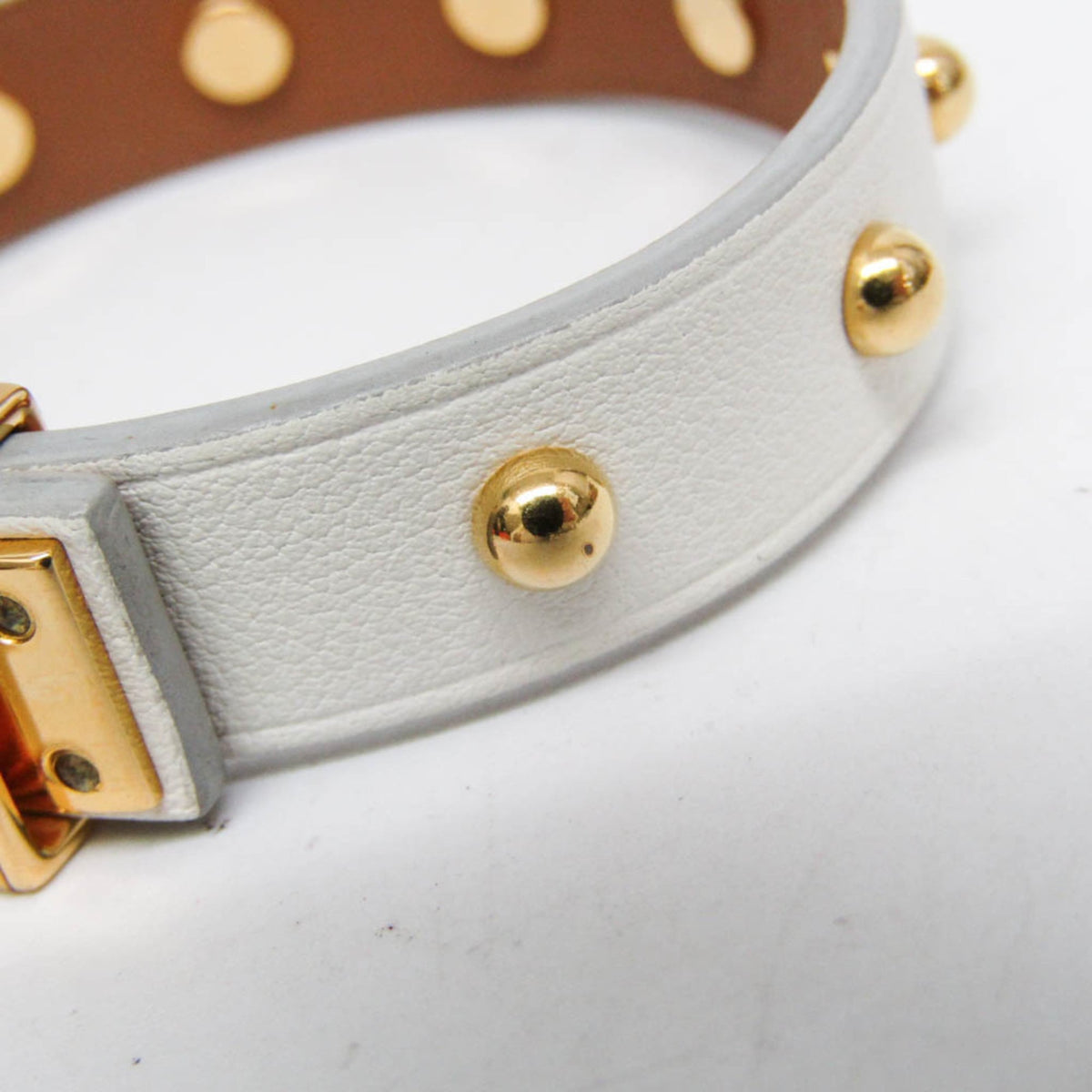 Hermès Mini Dog Clous Carrés · Wrap Bracelet