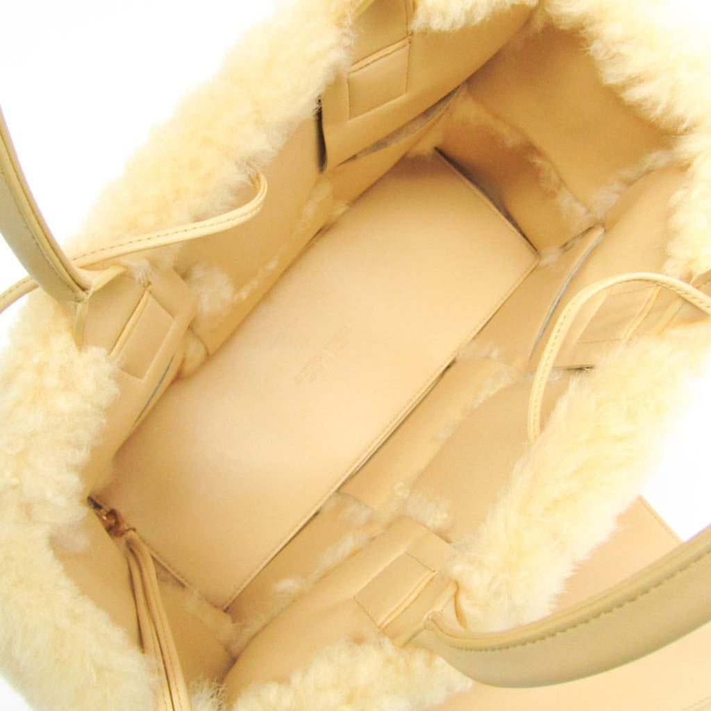 Bottega Veneta Intrecciato Arco · Fur Tote
