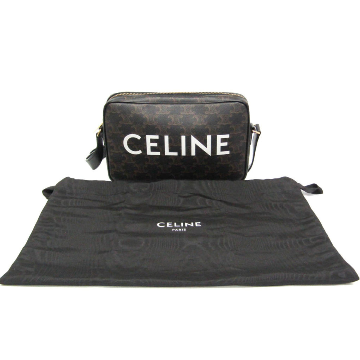 Celine Triomphe Horizontal · Coated Canvas