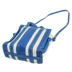 Balenciaga Bazar Shopper XS · Striped Leather
