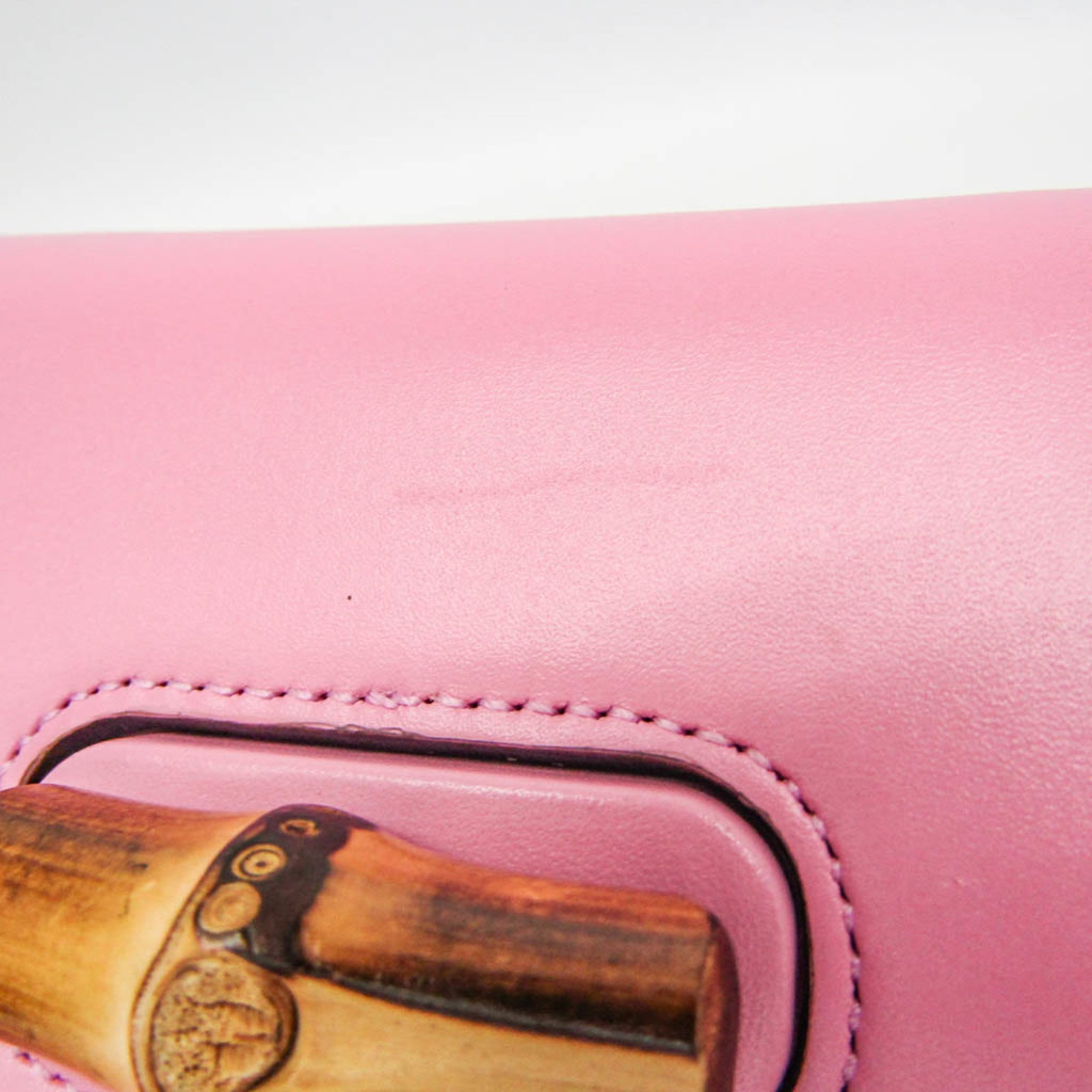 Gucci Bamboo · Leather Backpack