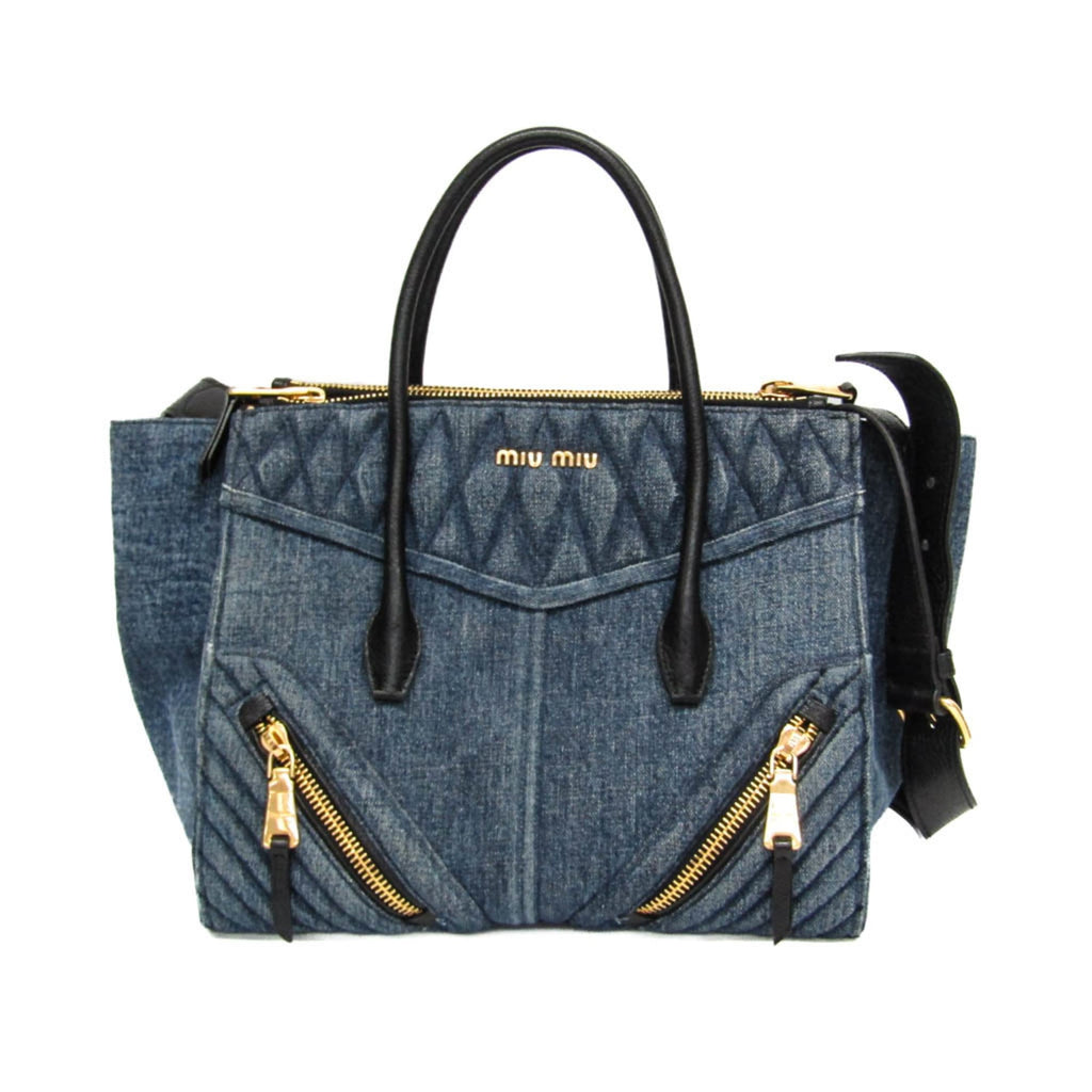 Miu Miu Biker · Denim & Leather