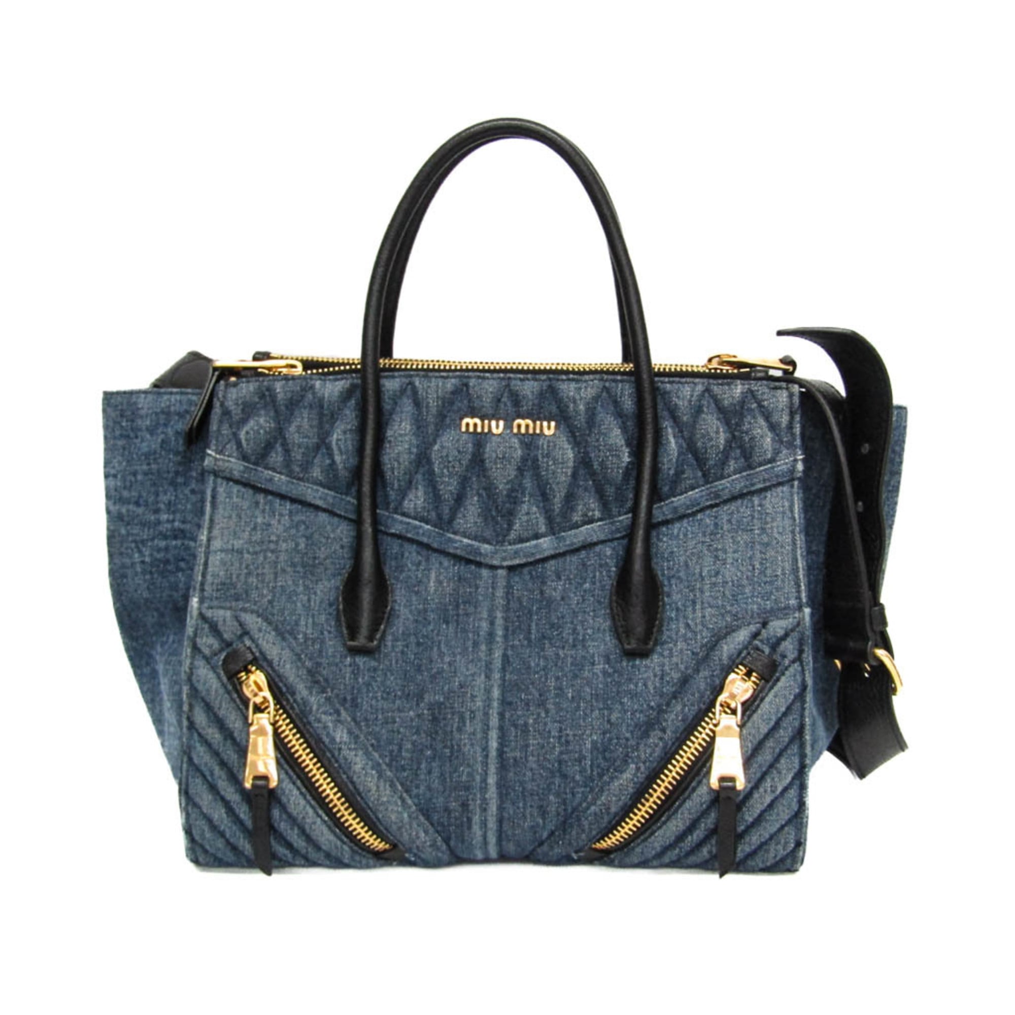 Miu Miu Biker · Denim & Leather