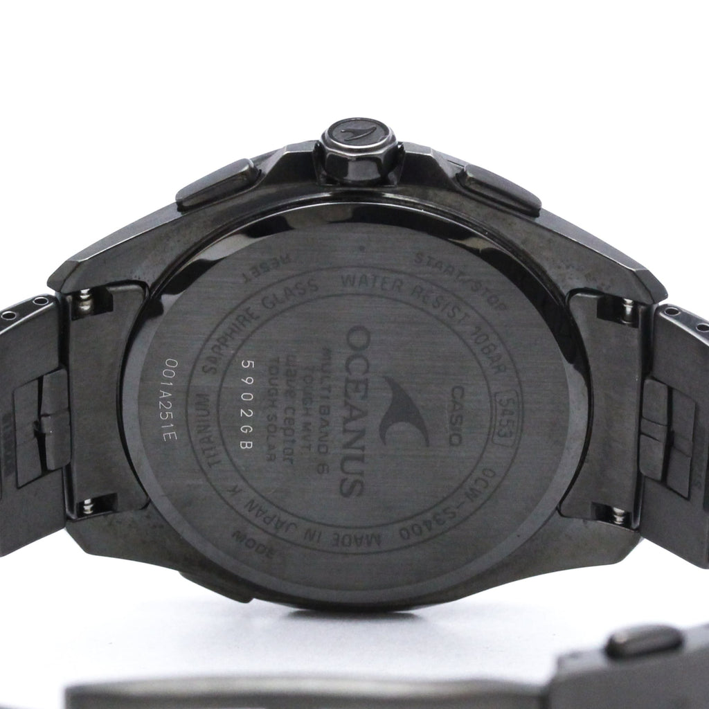Casio Oceanus Manta · Titanium · Solar