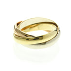 Cartier Trinity · Tri-Gold Band Ring