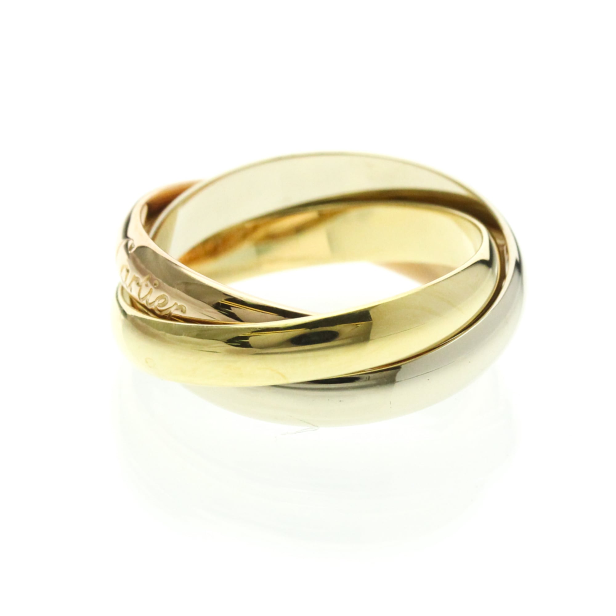 Cartier Trinity · Tri-Gold Band Ring