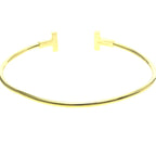 Tiffany T Wire · 18K Yellow Gold Bangle