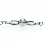 Tiffany Ribbon · Diamond · 18K White Gold