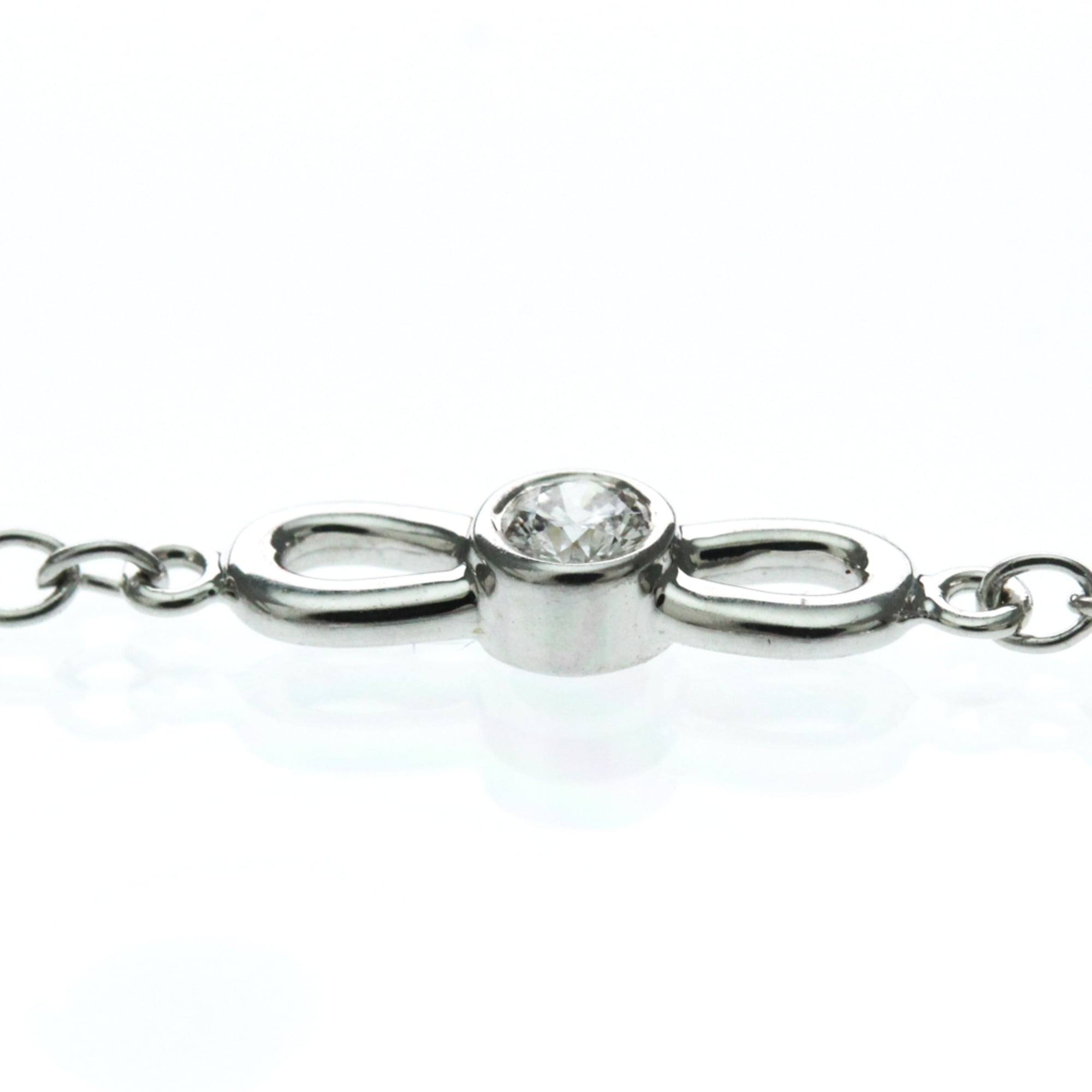 Tiffany Ribbon · Diamond · 18K White Gold