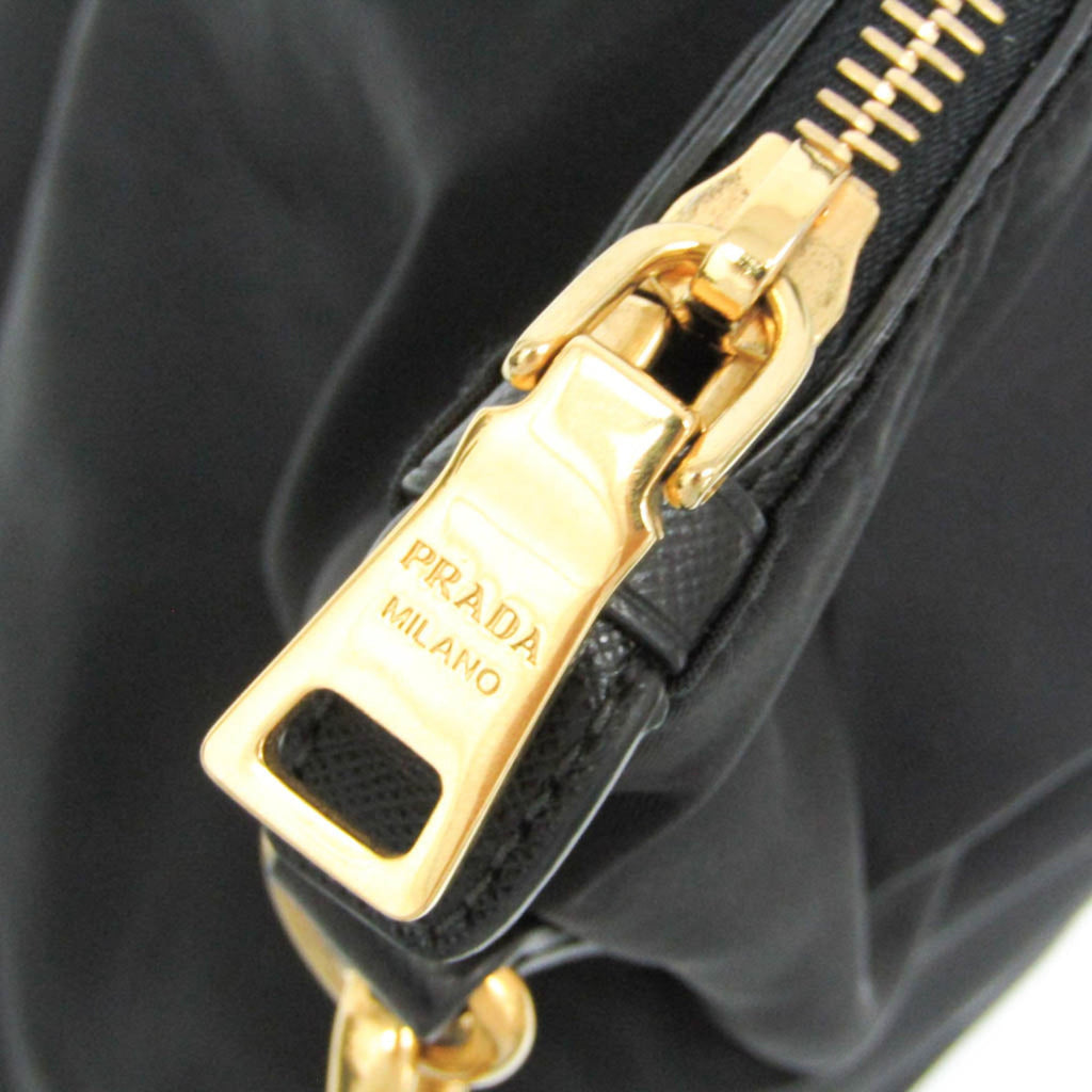 Prada · Nylon & Leather Tote