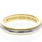 Tiffany Milgrain · Platinum & 18K Yellow Gold