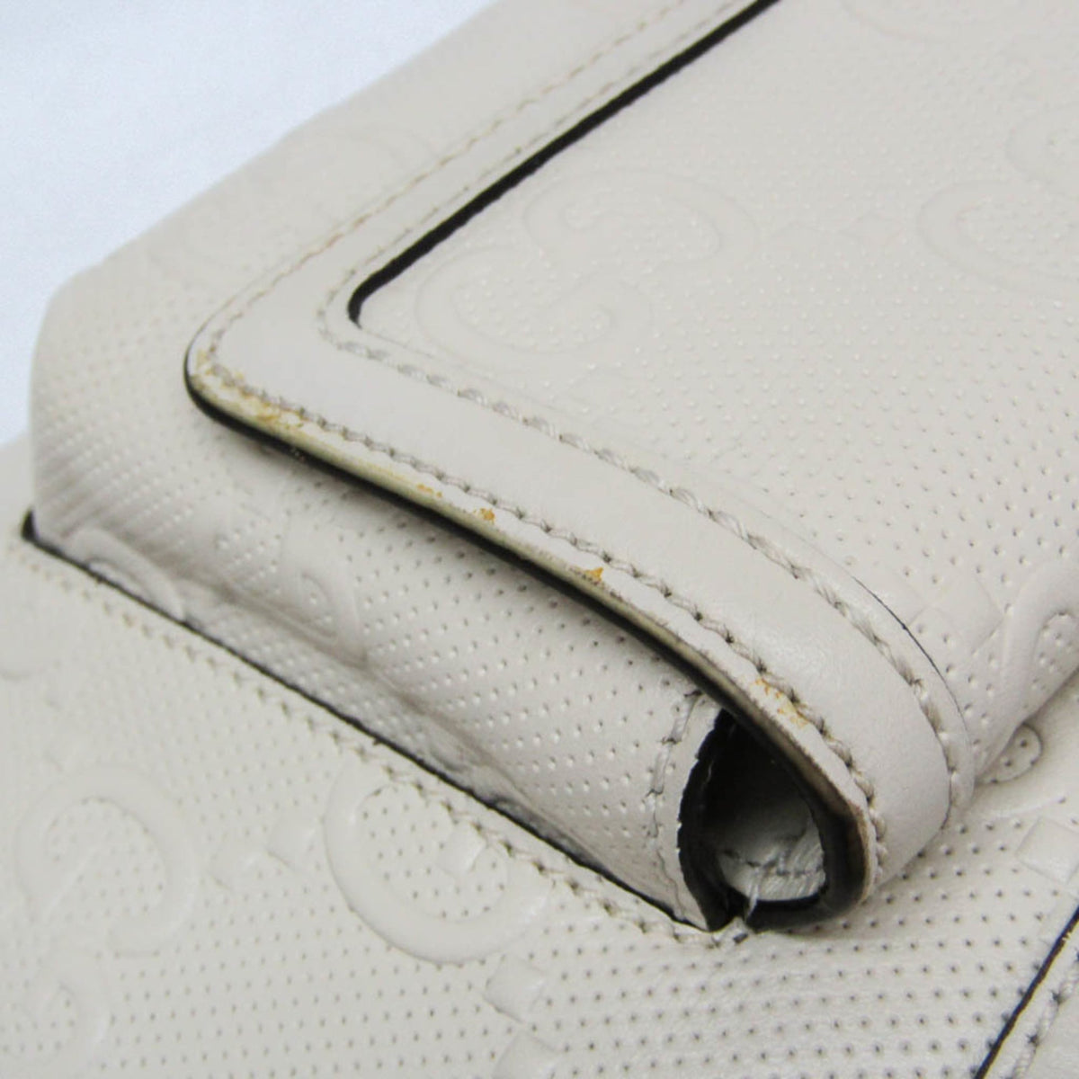 Gucci GG Embossed · Leather Belt Bag