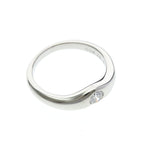 Tiffany Curved Band · Platinum · Diamond