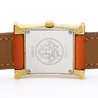 Hermès Heure H · Gold Plated · Quartz