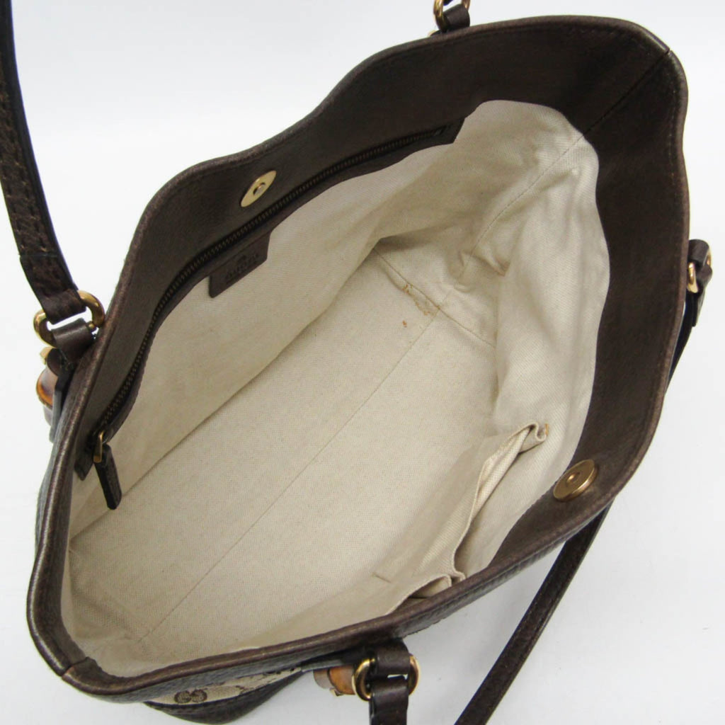 Gucci Bamboo · GG Canvas Tote