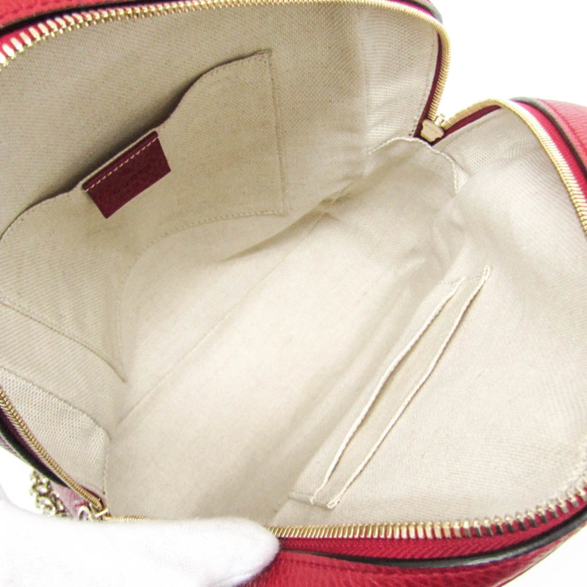 Gucci Soho · Interlocking G · Leather Backpack